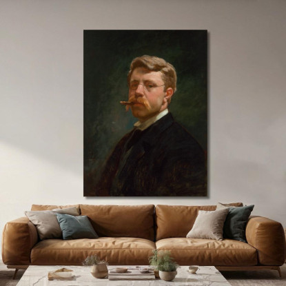 Autoritratto Frank Duveneck fdu22 quadro stampato su tela