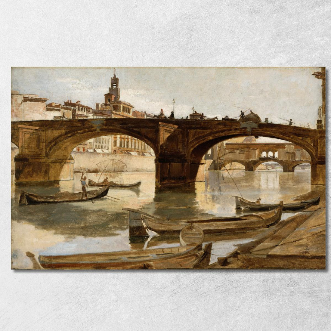 I Ponti Di Firenze Frank Duveneck fdu24 quadro stampato su tela I Ponti Di Firenze Frank Duveneck fdu24 quadro stampato su tela