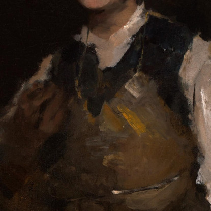 Il Ragazzo Che Fischia Frank Duveneck fdu26 quadro stampato su tela