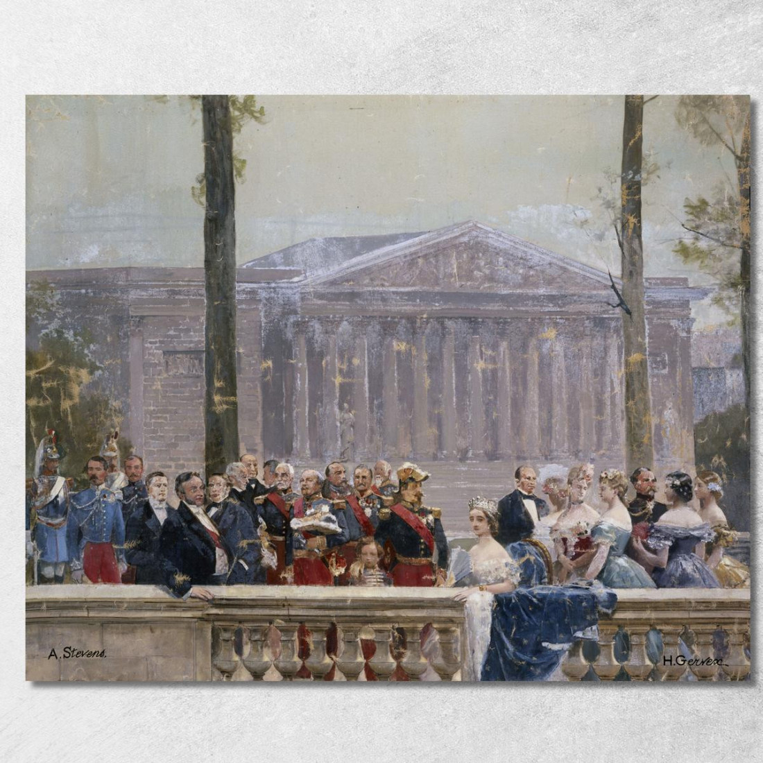 La Famiglia Imperiale Circondata Da Numerose Personalità Del Secondo Impero Davanti Al Palazzo Borbone Henri Gervex hgr14 quadr La Famiglia Imperiale Circondata Da Numerose Personalità Del Secondo Impero Davanti Al Palazzo Borbone Henri Gervex hgr14 quadr