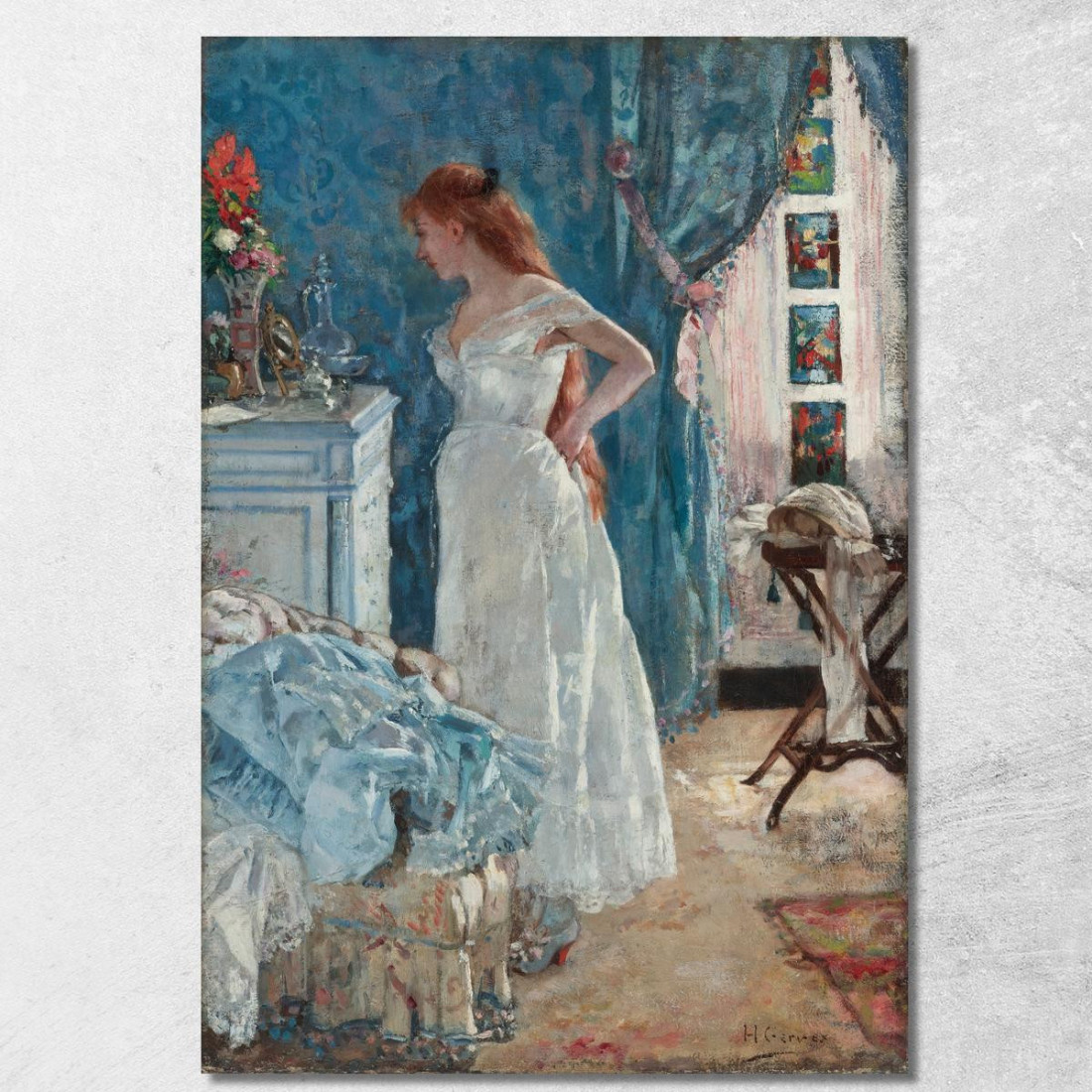 La Toilette Henri Gervex hgr17 quadro stampato su tela La Toilette Henri Gervex hgr17 quadro stampato su tela