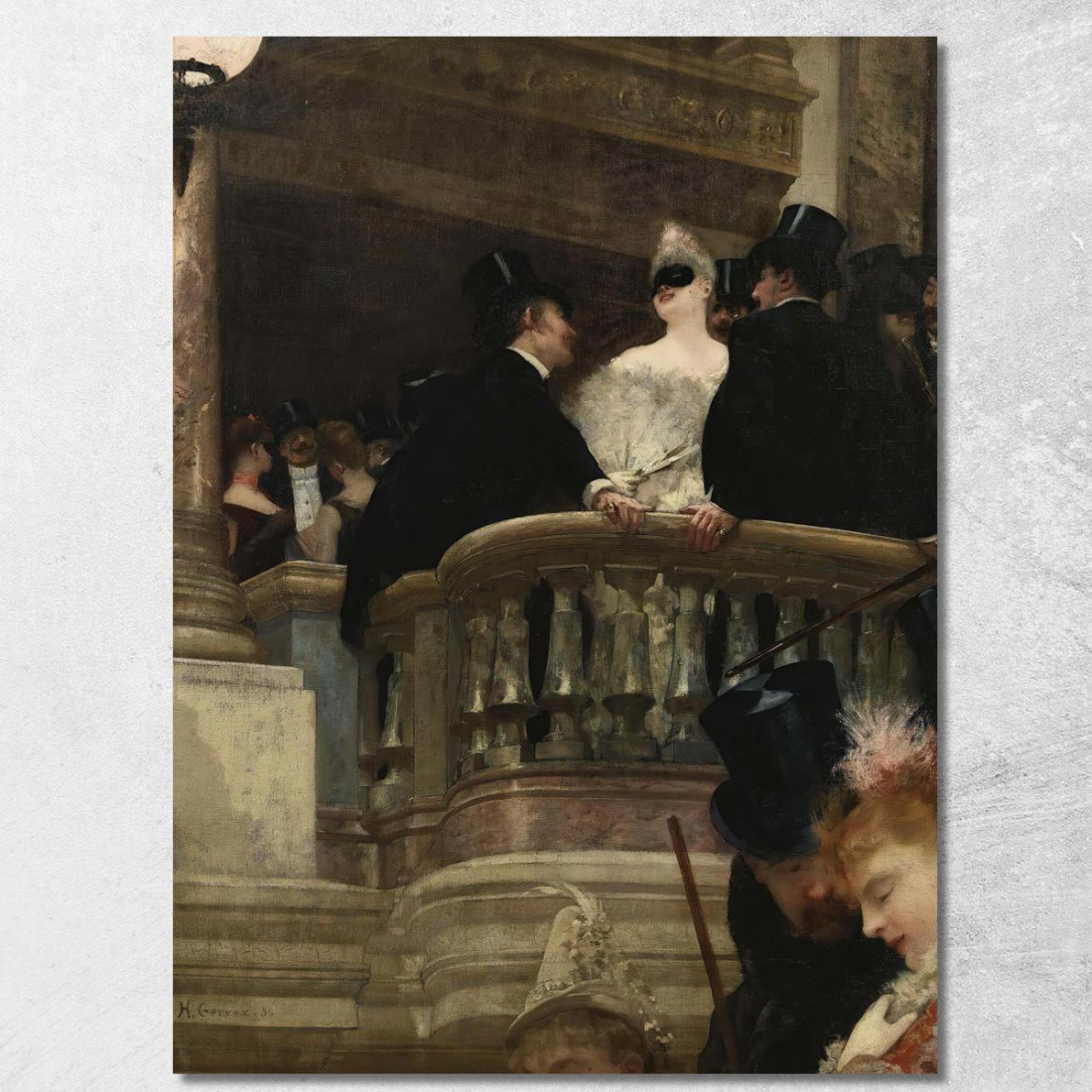 Il Ballo Dell’Opera Henri Gervex hgr18 quadro stampato su tela Il Ballo Dell’Opera Henri Gervex hgr18 quadro stampato su tela