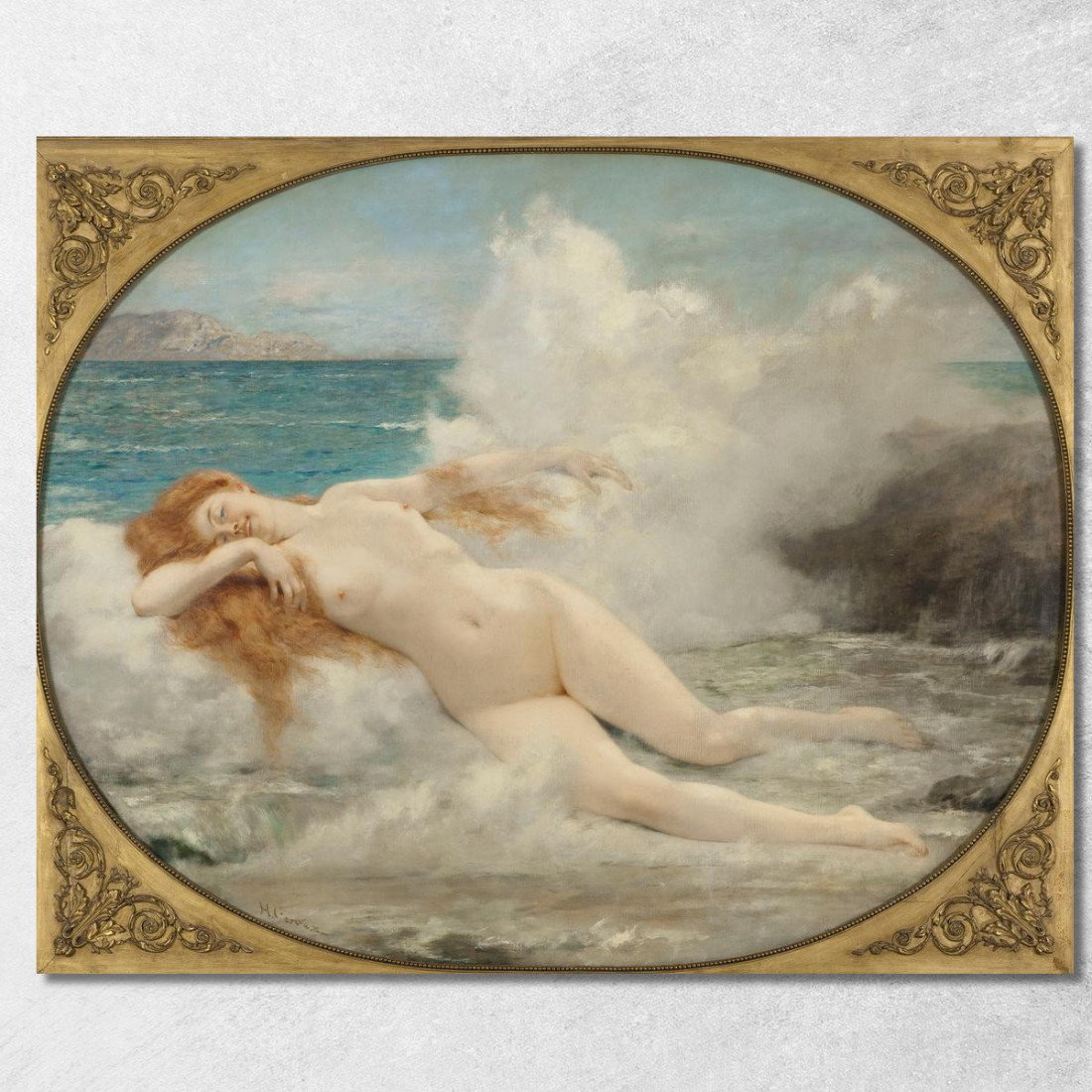 Nascita Di Venere Henri Gervex hgr24 quadro stampato su tela Nascita Di Venere Henri Gervex hgr24 quadro stampato su tela