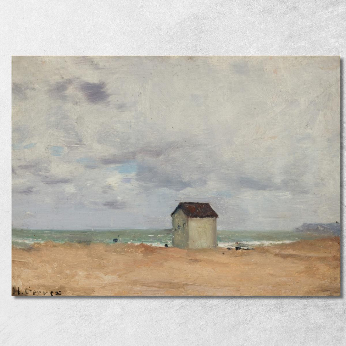 La Spiaggia Di Trouville Henri Gervex hgr35 quadro stampato su tela La Spiaggia Di Trouville Henri Gervex hgr35 quadro stampato su tela