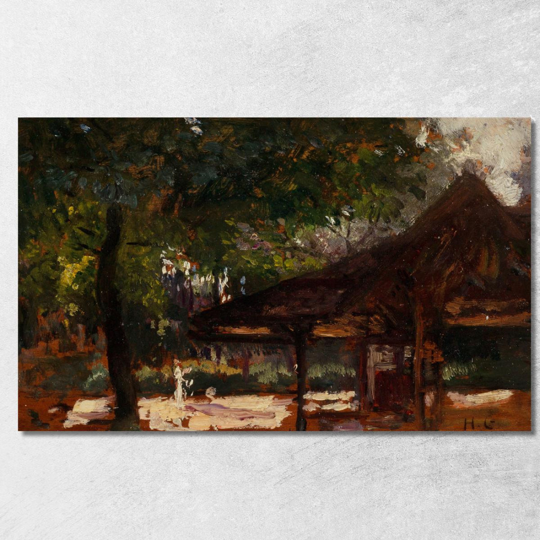Studio Per Le Cercle De L'Île De Puteaux 3 Henri Gervex hgr40 quadro stampato su tela Studio Per Le Cercle De L'Île De Puteaux 3 Henri Gervex hgr40 quadro stampato su tela