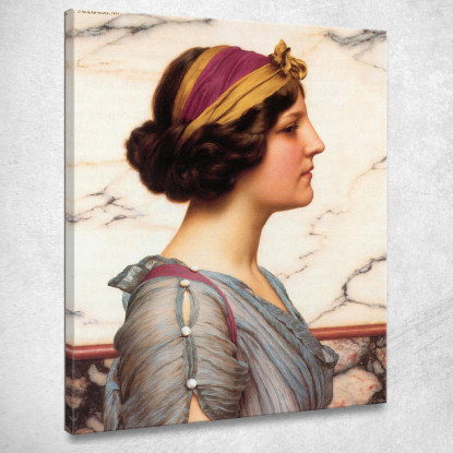 Meghilla John William Godward jwg49 quadro stampato su tela