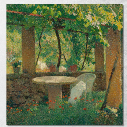 Viale Alberato Henri Martin hmt15 quadro stampato su tela