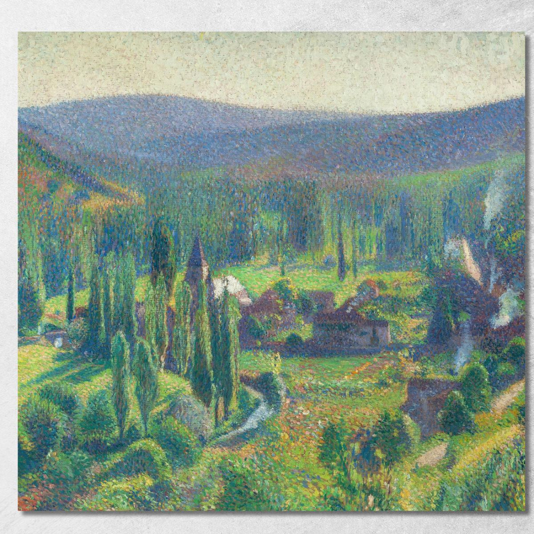 La Valle Del Vert A Labastide-Du-Vert Henri Martin hmt41 quadro stampato su tela La Valle Del Vert A Labastide-Du-Vert Henri Martin hmt41 quadro stampato su tela