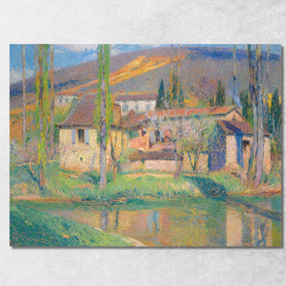 Labastide-Du-Vert Henri Martin hmt45 quadro stampato su tela