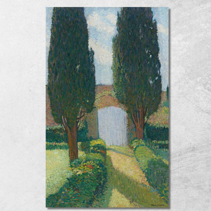 Il Giardino Di Marquayrol Henri Martin hmt48 quadro stampato su tela