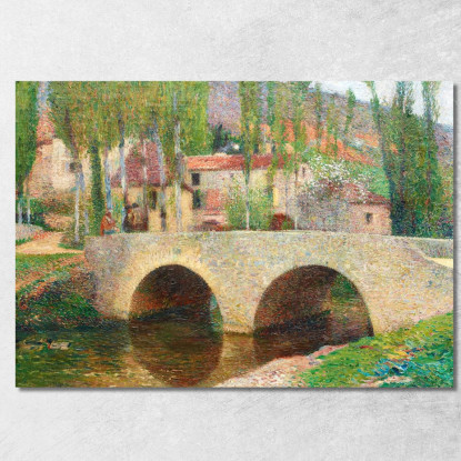 Il Ponte A Labastide-Du-Vert Henri Martin hmt51 quadro stampato su tela