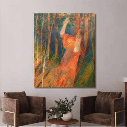 Rêverie Autunnale Henri Martin hmt73 quadro stampato su tela