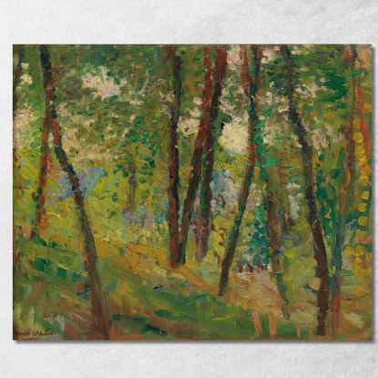 Bosco Fitto Henri Martin hmt78 quadro stampato su tela