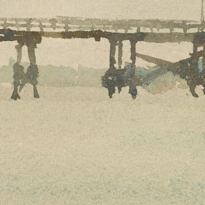 Grigio E Argento - Molo Di Southend James Abbott McNeill Whistler jam43 quadro stampato su tela