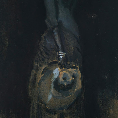 Signora In Grigio James Abbott McNeill Whistler jam53 quadro stampato su tela
