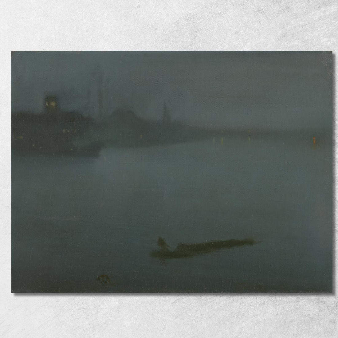 Notturno In Blu E Argento James Abbott McNeill Whistler jam67 quadro stampato su tela Notturno In Blu E Argento James Abbott McNeill Whistler jam67 quadro stampato su tela