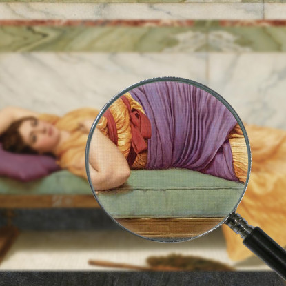 Il Sogno Ad Occhi Aperti John William Godward jwg73 quadro stampato su tela