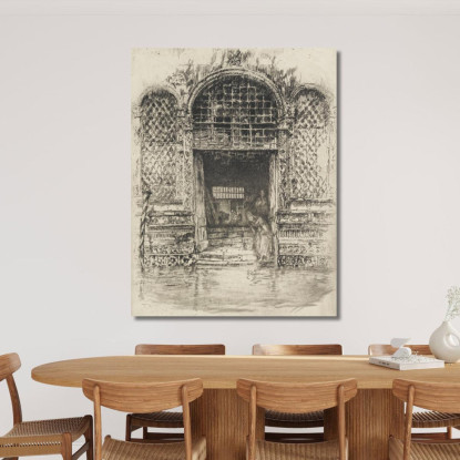 La Porta 2 James Abbott McNeill Whistler jam118 quadro stampato su tela