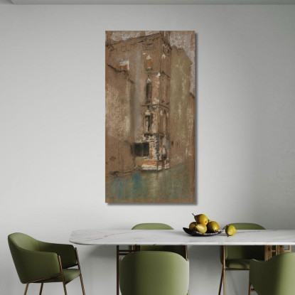 Il Palazzo Di Marmo James Abbott McNeill Whistler jam125 quadro stampato su tela