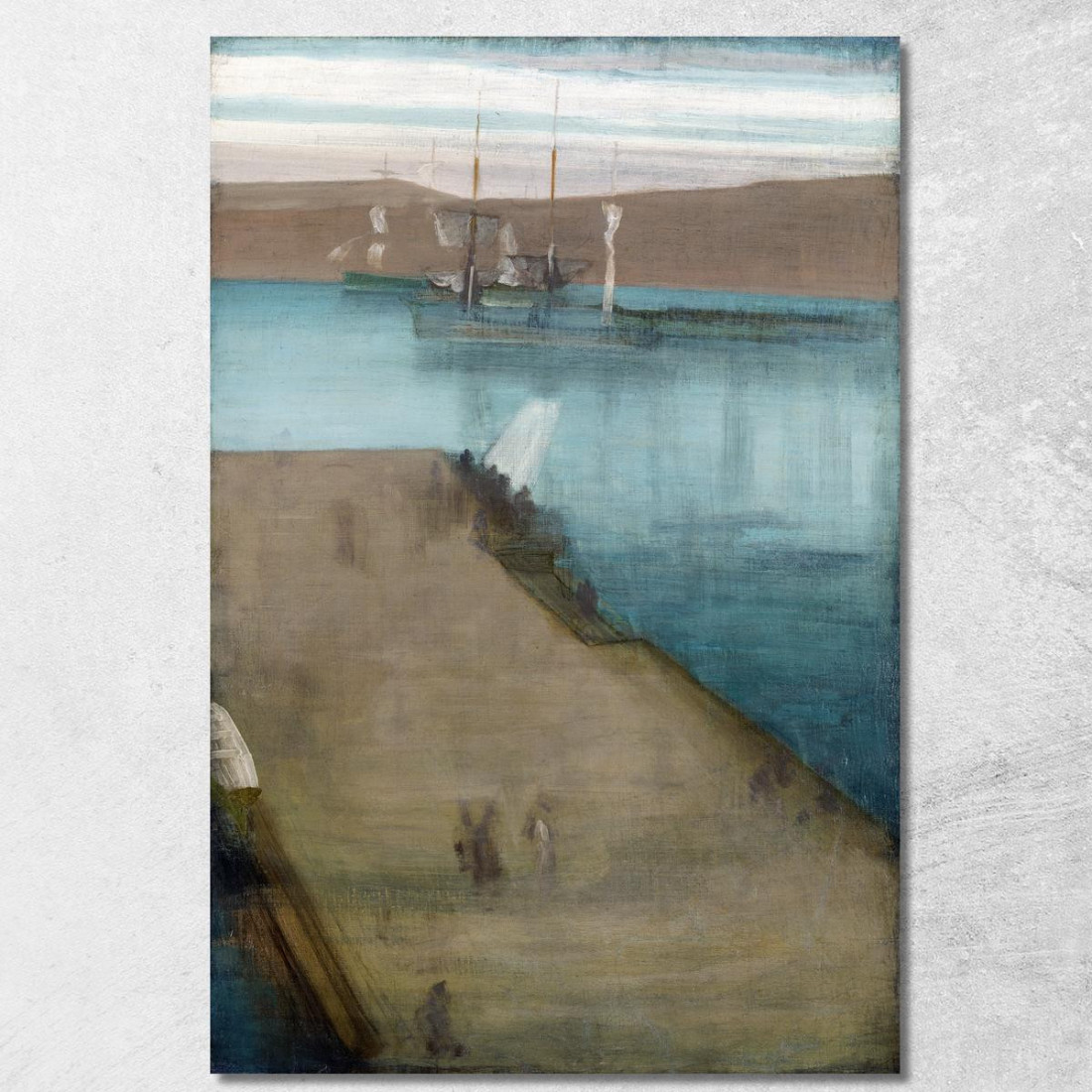 Porto Di Valparaíso James Abbott McNeill Whistler jam144 quadro stampato su tela Porto Di Valparaíso James Abbott McNeill Whistler jam144 quadro stampato su tela