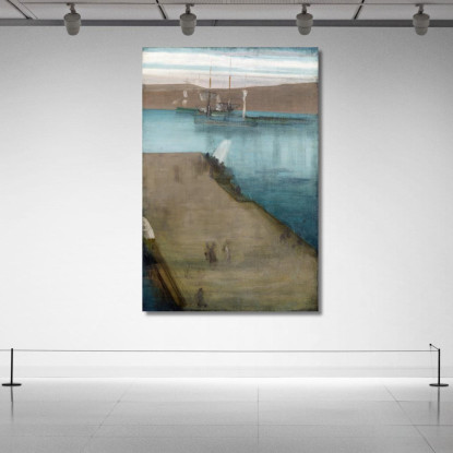 Porto Di Valparaíso James Abbott McNeill Whistler jam144 quadro stampato su tela