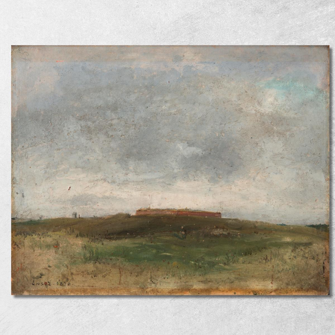 Forte Napoleone James Ensor jen51 quadro stampato su tela Forte Napoleone James Ensor jen51 quadro stampato su tela