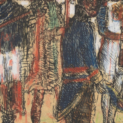 L'Addio Di Napoleone James Ensor jen56 quadro stampato su tela