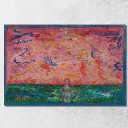 La Nascita Di Venere James Ensor jen62 quadro stampato su tela