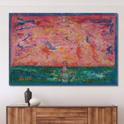 La Nascita Di Venere James Ensor jen62 quadro stampato su tela