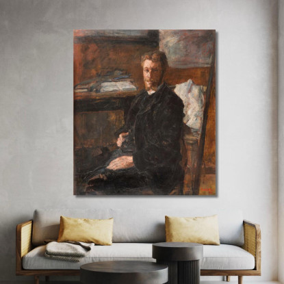 Ritratto Di Willy Finch James Ensor jen78 quadro stampato su tela