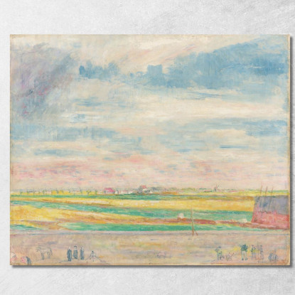 La Haute Barrière Fuori Ostenda James Ensor jen88 quadro stampato su tela