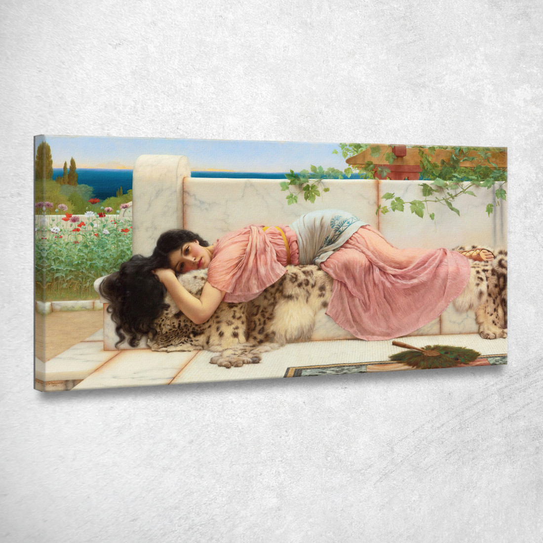 Quando Il Cuore È Giovane John William Godward jwg91 quadro stampato su tela Quando Il Cuore È Giovane John William Godward jwg91 quadro stampato su tela