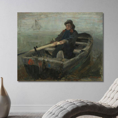 Il Vogatore James Ensor jen106 quadro stampato su tela