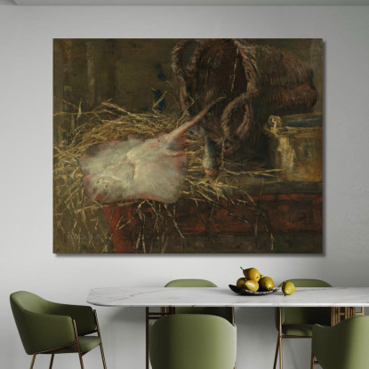 La Razza James Ensor jen107 quadro stampato su tela