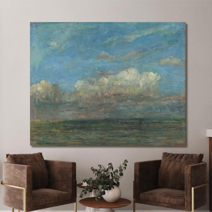 La Nuvola Bianca James Ensor jen112 quadro stampato su tela