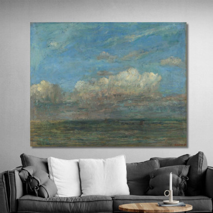 La Nuvola Bianca James Ensor jen112 quadro stampato su tela