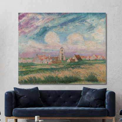 Veduta Di Mariakerke James Ensor jen115 quadro stampato su tela
