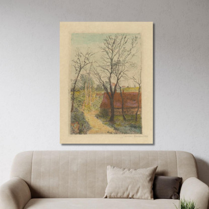 Sentiero Pedonale A Groenendaal James Ensor jen117 quadro stampato su tela