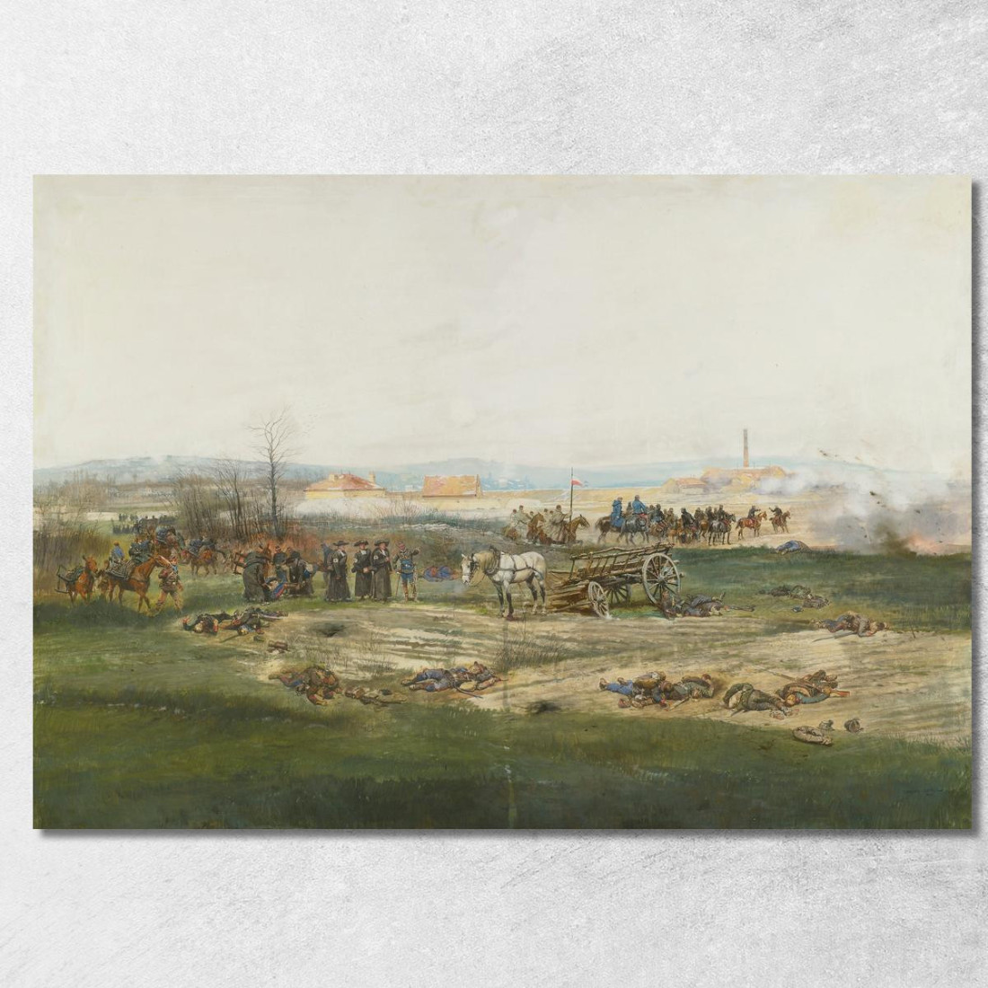 La Battaglia Di Champigny Jean-Baptiste Édouard Detaille jbd21 quadro stampato su tela La Battaglia Di Champigny Jean-Baptiste Édouard Detaille jbd21 quadro stampato su tela