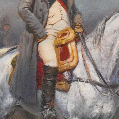 Napoleone A Cavallo Jean-Baptiste Édouard Detaille jbd23 quadro stampato su tela