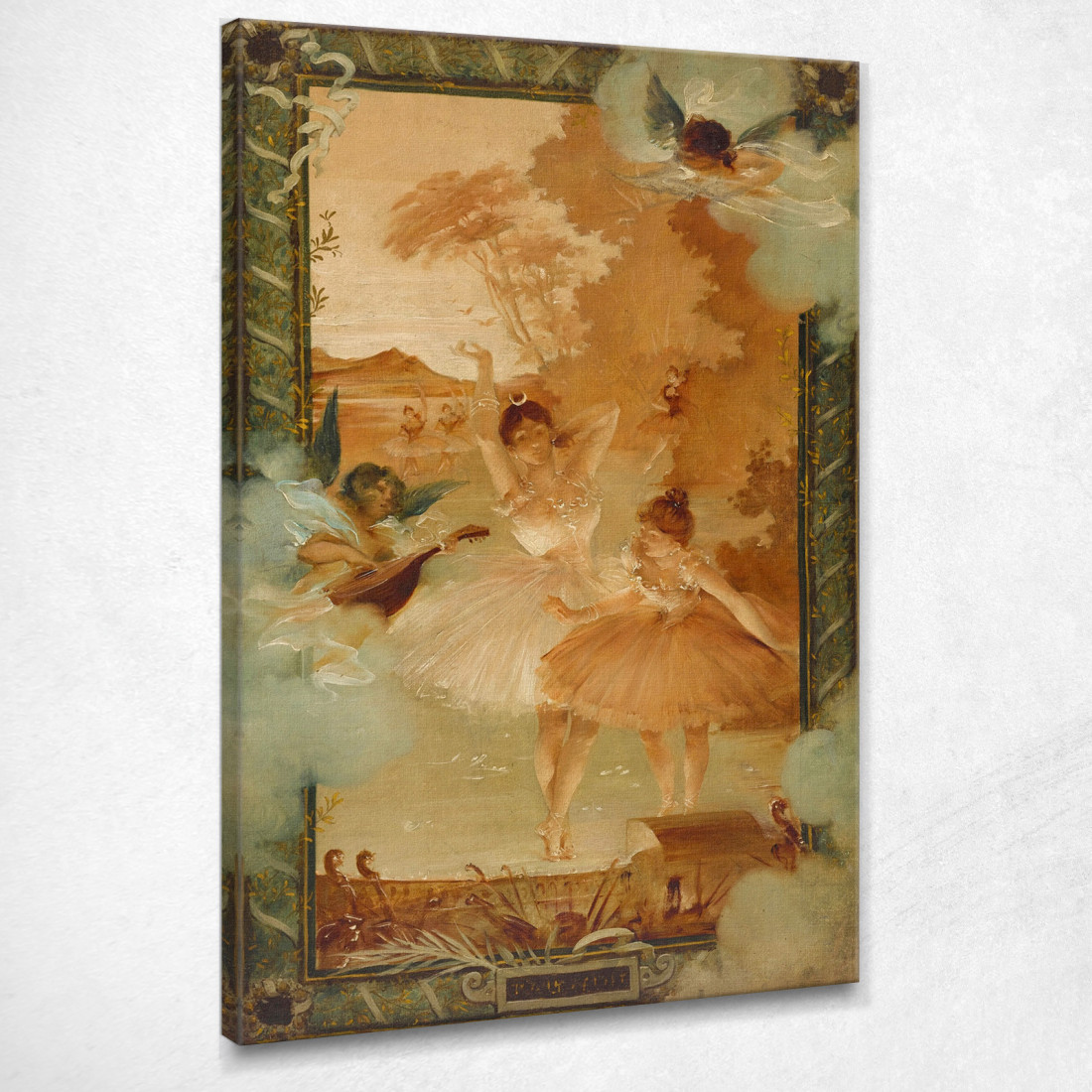 Ballerine Jules Chéret jch11 quadro stampato su tela Ballerine Jules Chéret jch11 quadro stampato su tela