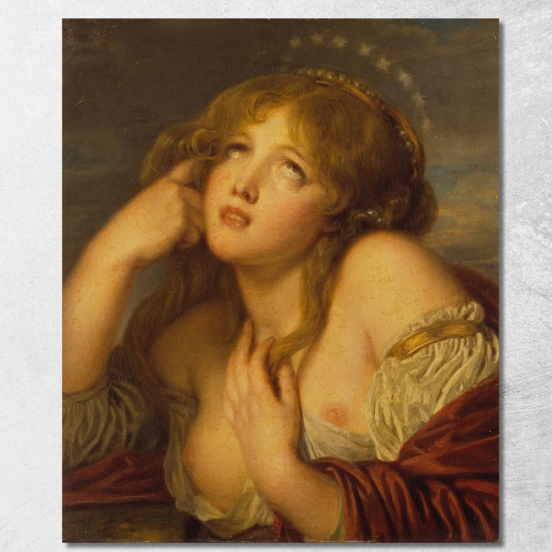 Ariadne Jean-Baptiste Greuze jbg8 canvas print Ariadne Jean-Baptiste Greuze jbg8 canvas print