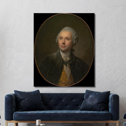 Jean Jacques Caffieri Jean-Baptiste Greuze jbg28 canvas print