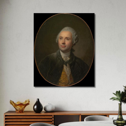 Jean Jacques Caffieri Jean-Baptiste Greuze jbg28 canvas print