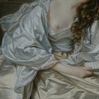Tender Memory Jean-Baptiste Greuze jbg35 canvas print