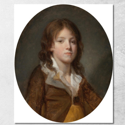 Portrait Of A Boy Jean-Baptiste Greuze jbg43 canvas print