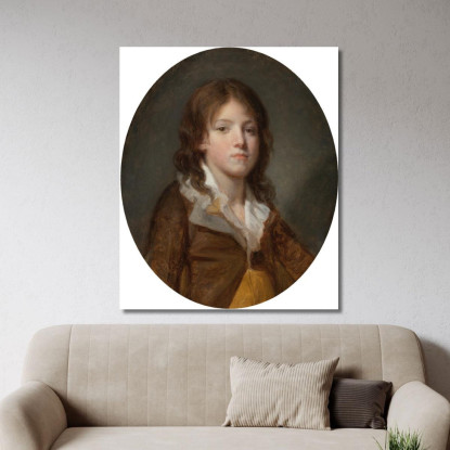 Portrait Of A Boy Jean-Baptiste Greuze jbg43 canvas print