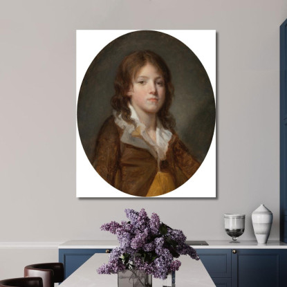 Portrait Of A Boy Jean-Baptiste Greuze jbg43 canvas print