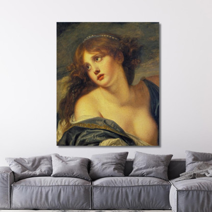 Psyche 2 Jean-Baptiste Greuze jbg57 canvas print