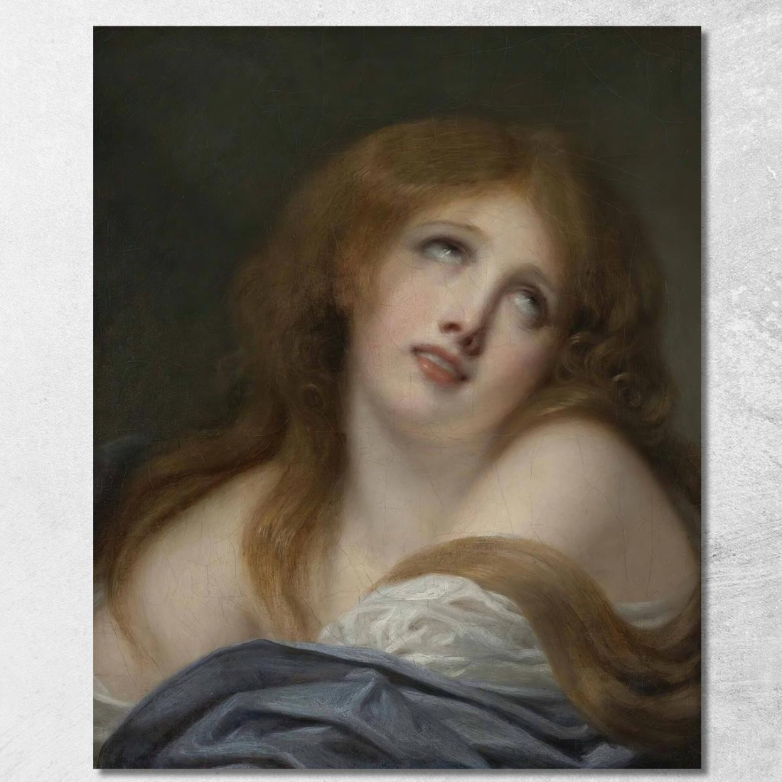 The Bust Of A Young Girl Called Virginie Jean-Baptiste Greuze jbg65 canvas print